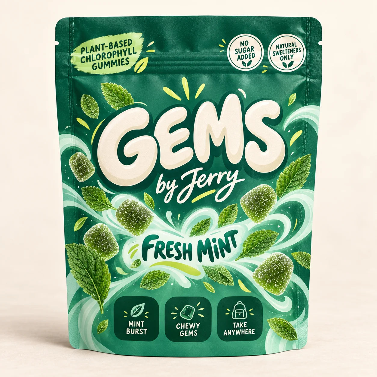 GEMS by Jerry Fresh Mint pouch